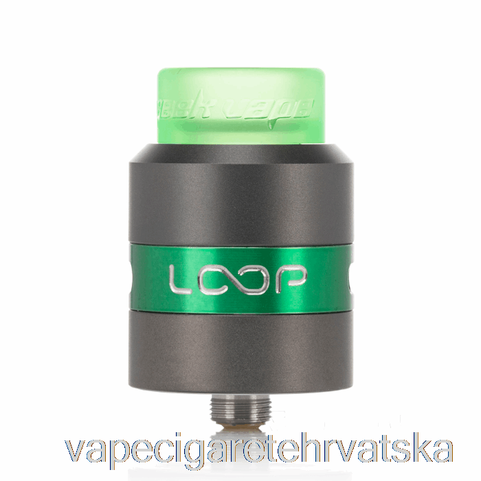 Vape Cigarete Geek Vape Loop 24mm Rda Gunmetal / Zelena